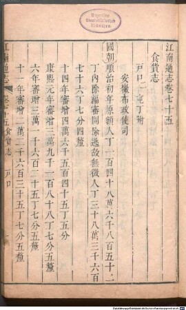 Jiang nan tong zhi : 200 juan; xu mu 1 juan; juan shou 4 juan, 5