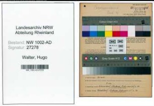 Entnazifizierung Hugo Walter, geb. 29.08.1913 (Gaertner)
