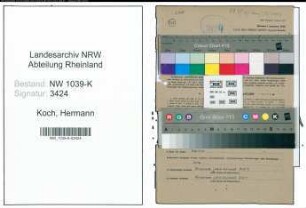 Entnazifizierung Hermann Koch , geb. 19.07.1909 (Referent)