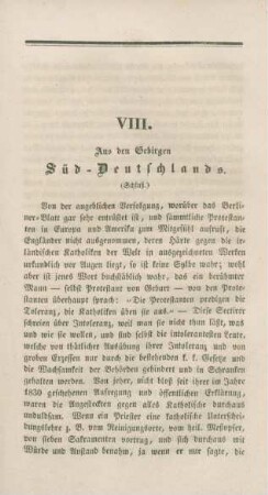 141-160 Aus den Gebirgen Süd-Deutschlands : Schluß