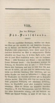 141-160 Aus den Gebirgen Süd-Deutschlands : Schluß