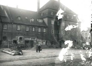 Frohburg, Straßenansicht des Herrenhauses mit Wirtschaftsflügel