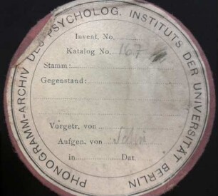 „Religiöses Lied (Rezitativ) Rasd-Adil"
