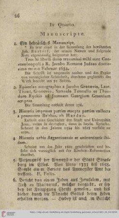 Manuscripte