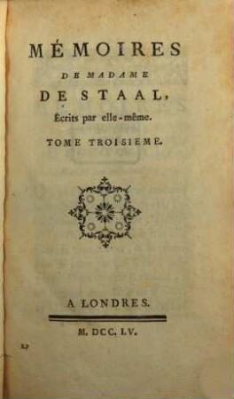 Mémoires De Madame De Staal, Tome Second