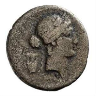 Münze, Denar, 42 v. Chr.
