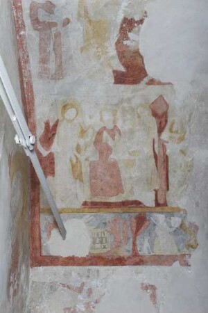 Szenen aus Heiligenlegenden — Malerei an der südlichen Tonnenwand — Wandbild