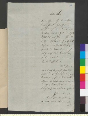 Brief von Goethe, August von an Goethe, Johann Wolfgang von