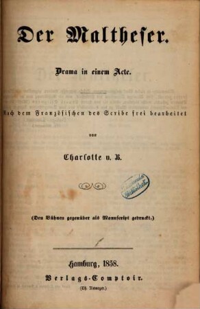 Das Theater des Auslandes. 6. 1856/58, H. 11