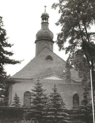 Annaberg-Buchholz. Trinitatiskirche. Turmseite von Nordwesten