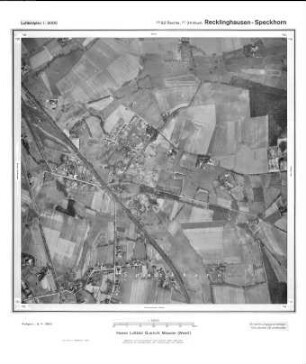 Recklinghausen - Speckhorn, Gauß-Krüger-Koordinaten: Rechtswert: 2582, Hochwert: 5724