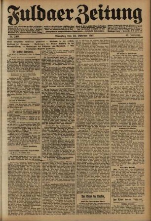 Ausgabe vom Dienstag, den 26. Oktober 1915.