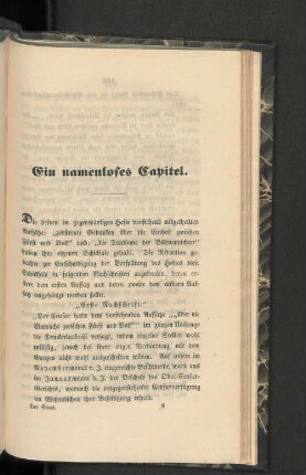 Ein namenloses Capitel.