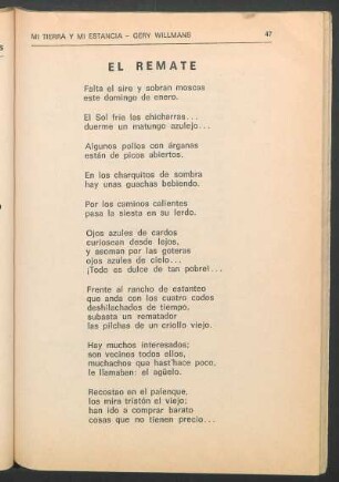 El remate