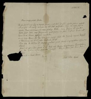 Nr. 25: Brief von Karl Otfried Müller an seine Schwester Gottliebe, Göttingen, 30.7.1824