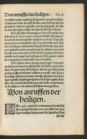 Von anruffen der heiligen.