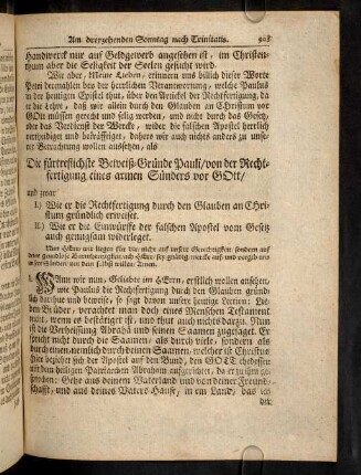 903-914, I. Wann wir nun, Geliebte im Herrn, erstlich ...