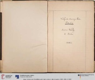 Kunstgewerbe - Museum zu Berlin. Bibliothek. Accessions - Katalog A. Bücher 1882