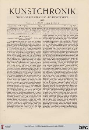 Heft 21 (13. April 1906)