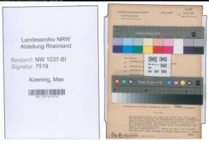 Entnazifizierung Max Koening , geb. 02.12.1897 (Lehrer)
