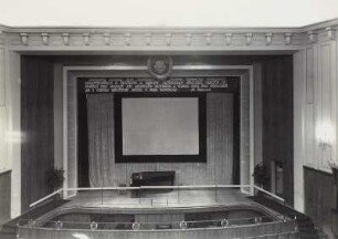 Kulturpalast der SDAG Wismut : Chemnitz-Rabenstein, Kulturpalast der SDAG Wismut, Unritzstraße 40. Großer Kultursaal. Bühne