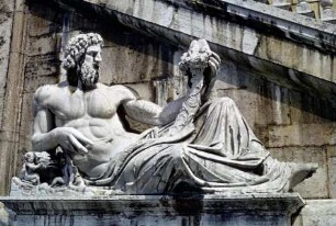 Flußgott Tiber, früher: Tigris