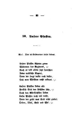 10. Unsere Pfaffen