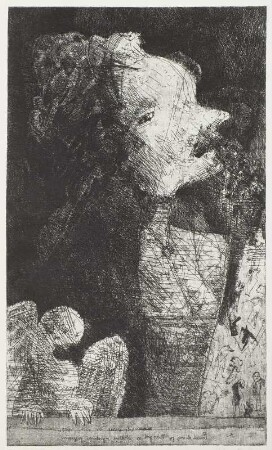 Die letzte Huldigung an meine tote Liebe, Illustration zu François Villon: Rondeau