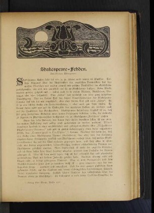 Shakespeare-Fehden