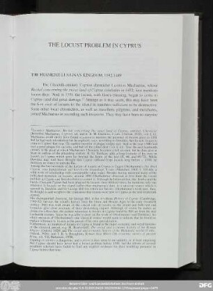 The Locust Problem In Cyprus