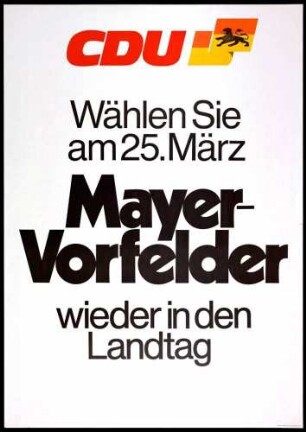 CDU, Landtagswahl 1984