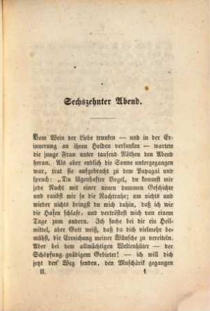 Tuti-Nameh : Das Papageienbuch : eine Sammlung orientalischer Erzählungen, 2