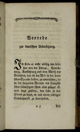 Vorrede zur deutschen Uebersetzung