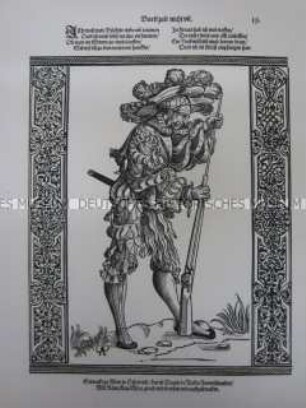 Kriegerdarstellung, Büchsenschütze, 1510/1530.