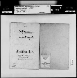 Ebhausen: Pfarrberichte und Pfarrbeschreibungen