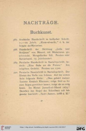 Buchkunst (Nr. 387-407)