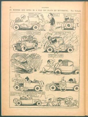 El hombre que quiso ir a Mar del Plata en automovil.