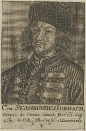 Bildnis des Sigismundus Forgachus