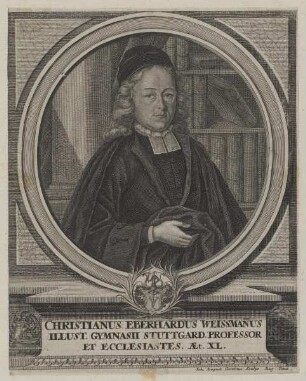Bildnis des Christianus Eberhardus Weissmannus