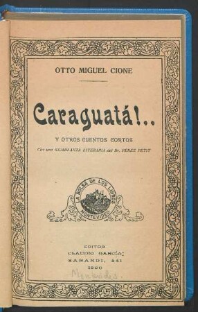 Caraguatá!.. : y otros cuentos cortos