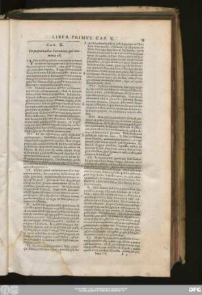 Cap. X. De proprietatibus Sacramenti, quâ ceremonia est.