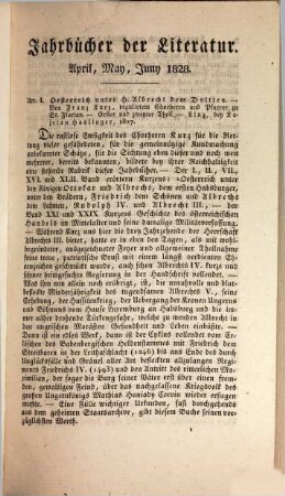 Jahrbücher der Literatur. 42. 1828
