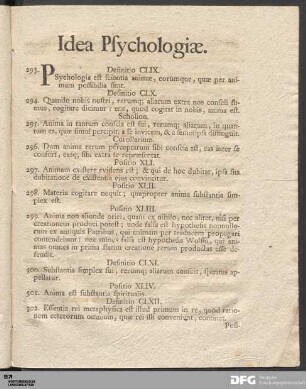 Idea Psychologiae.