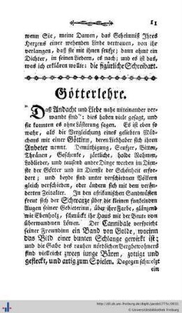 Götterlehre.