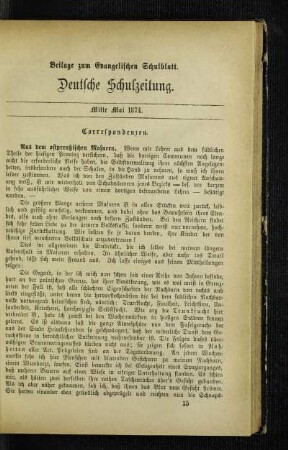 Aus dem ostpreußischen Masuren