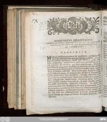 Disquisitio Quaestionis: Utrum Statuta Civitatum Etiam In Suburbiis Valeant, Praecipue Quoad Successionem Ab Intestato?