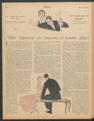 ¿Debe imponerse un impuesto al hombre célibe?