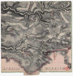 Knau, Volkmannsdorf, Bucha, Schöndorf. Blatt 70 aus: Meilenblätter von Sachsen