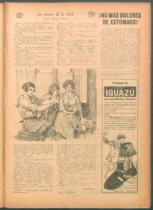 La escena de la carta