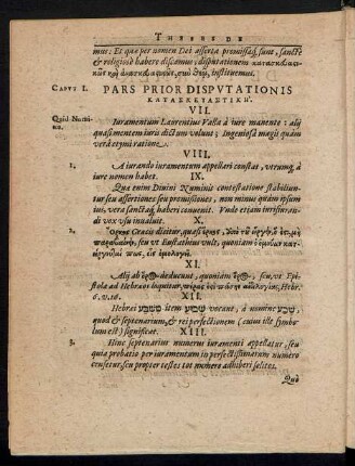 Pars Prior Disputationis